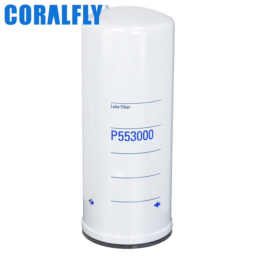 P553000 Tractor Excavator bus Filter Element Lube Oil Filter For CORALFLY Filter