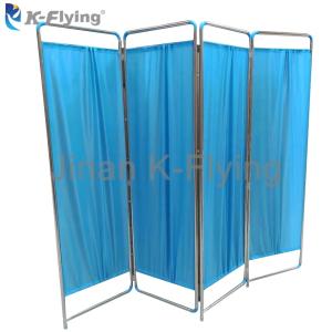 Wholesale Stainless Steel Hospital Tools And Equipments 4 Fold Hospital Ward Screen from china suppliers