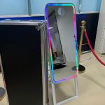 Foldable Magic Mirror Photobooth LED Frame 40 Inch For Weddings