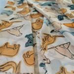 Lady'S Blouses Polyester Flower Chiffon Fabric 75dx75d 95gsm