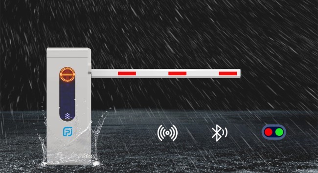 Straight Boom Smart Barrier Gate LPR Parking Lot Barricade Gates