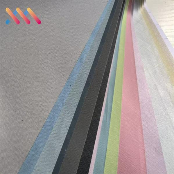 0.15mm Thickness Solid Color Self-Adhesive Embossed Wall Film Paper Foil Back