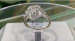 18K White Gold Classic Solitaire Custom Made Jewelry Fantastic Fancy Pink