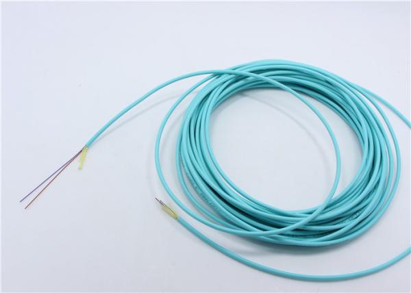 Waterproof Dual 3mm Indoor Fiber Optic Cable Simple Structure High Practicabilit