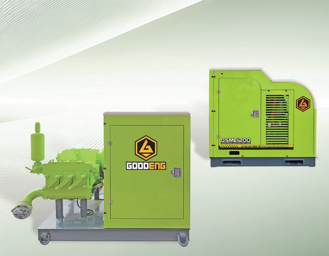 electric mud pump, electric GSME1200 mud pump, goodeng mud pump 1200L, 1200L mud pump, 1200L/min mud pump