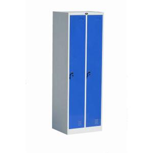 Wholesale Two Line 2 Doors Gym Locker Wardrobe School Hospital Steel Powder Coating from china suppliers