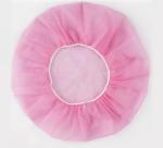 Disposable Nonwoven PP Round Bouffant Cap for Beauty Salon Red 21" 24" 10GSM