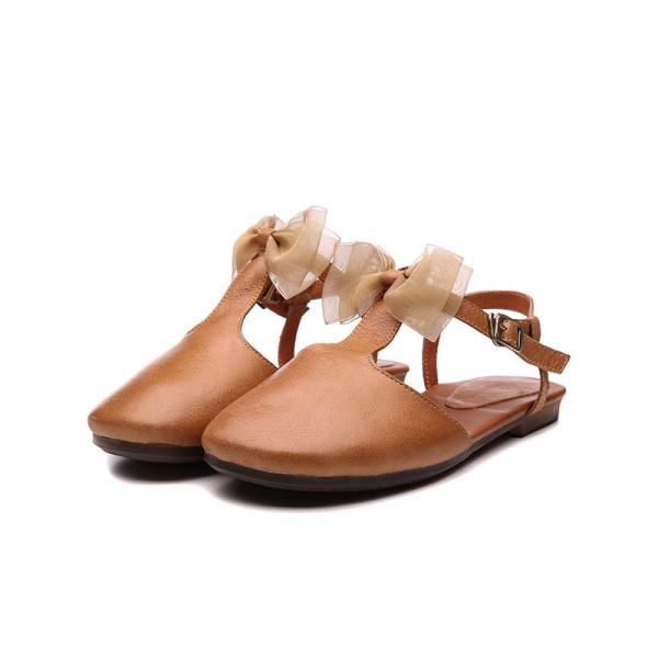 S386 Leather Shoes Handmade Toe Layer Cowhide High Quality Women'S Shoes Custom