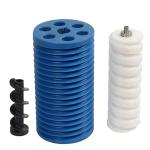 Manufacture Custom Food Grade Conveyor Flexible Spiral Augers Upe Hdpe Pp Uhmwpe
