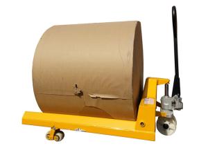 Wholesale 2 Ton Hydraulic Lift Pallet Jack Trailer Manual Paper Roll Transport 1300 - 2300mm Pin from china suppliers