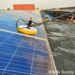 Aluminum Alloy Pole Solar Panel Cleaning Brush for Photovoltaic Plants Windows