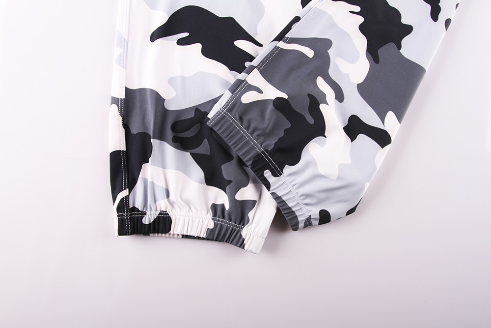 Stockpapa Casual Ladies Camouflage Yoga Pants Elastic Waist Camo Pants Women