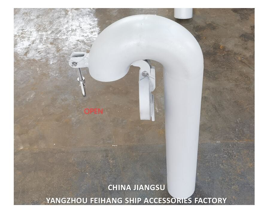 Mrine Deck Round Goose Neck Ventilation Diameter 100mm, AB Type, With Flap Valve (Goose Neck Shall Be Closable)