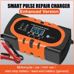 Electric Vehicle 12V 150Ah 12v15A 20A 30A Automatic 7Stage Car Battery Charger