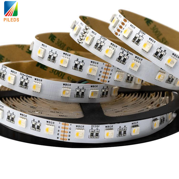 4 Colors In 1 Chip RGB+CCT LED Strip Smd 5050 60led/m DC 12V 24V RGB CW WW RGBW RGBWW Flexible Tape Light
