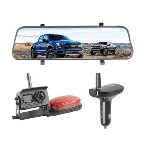 Wholesale 10&quot; Touch Screen Rear View Mirror Dash Camera Car Charger Receiver from china suppliers