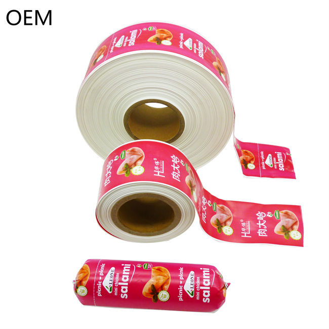 Polyamide Sausage Casings Caliber 60mm Customized Logo Flexography Printing Sausage Casings