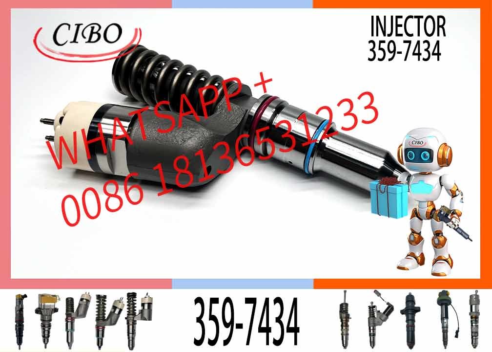 Diesel Fuel Injector 359-7434 20R-1304 10R-0955 10R-1000 355-6110 For C15 C18 Engine