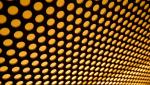 10mm 2000mm Wide Dark Gray Perforated PVC Sheet