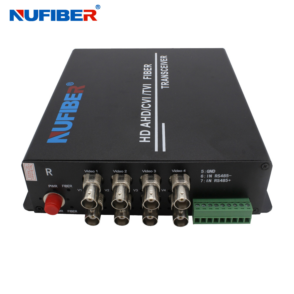 8BNC Video Coaxial Converter HD-CVI AHD TVI 1080P for HD Cameras Fiber Video Converter