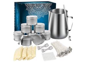 Wholesale Tin Glass Jar Handmade Soy Making Candle Kits For Home Decor Gift from china suppliers