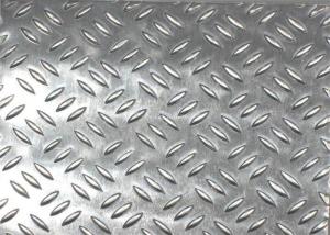 Wholesale 1050 1060 Bright Embossed Aluminum Plate 1100 Checkered Sheet Alloy from china suppliers