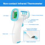 Forehead Thermometer For Fever , Digital Medical Infrared Thermometer Non