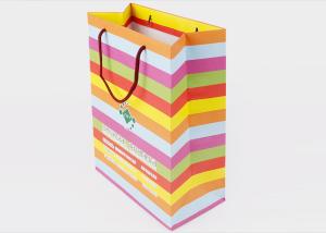 Wholesale Multi Colors Printed Paper Shopping Bags Customized Logo For Gift Packing from china suppliers