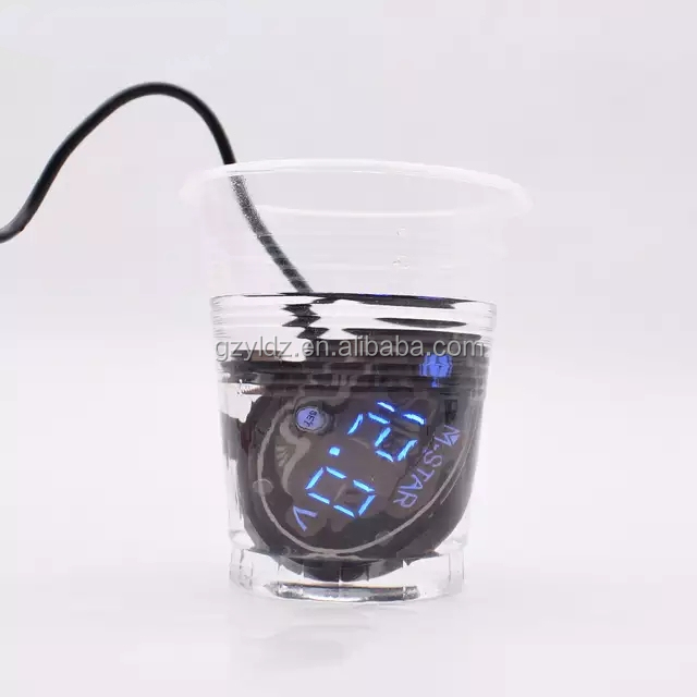 ABS 12v Digital Voltmeter Display , OEM Motorcycle Voltage Gauge