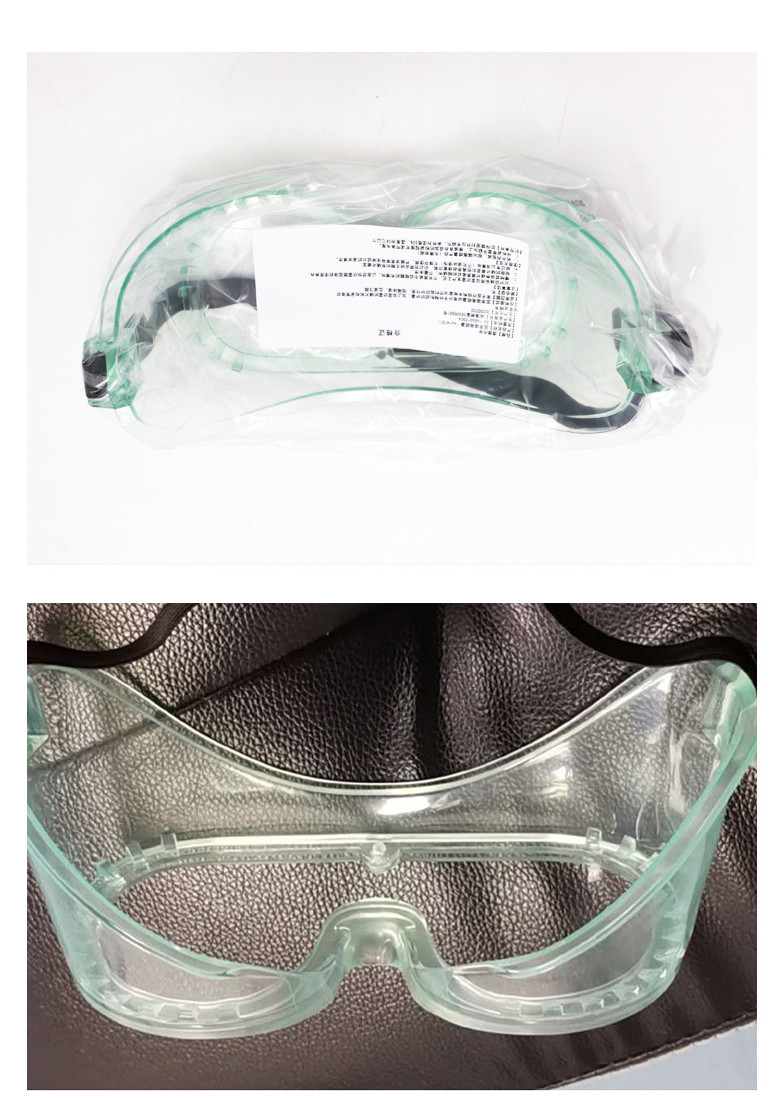CE Full Encapsulated Eye Protection Goggles , Anti Splash Medical Safety Glasses