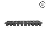 Black Industrial PS 50-Holes Seedling Tray Durable and Lightweight for Optimal
