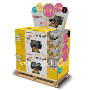 Wholesale pos supermarket cardboard pallet displays for Kodax promotion from china suppliers