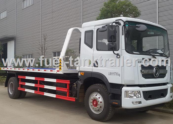 DongFeng Flatbed Tow Truck 3 Cabin Hydraulic Cylinders For Medium Sized Cars