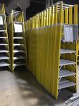 Household Fiberglass Platform Ladder / Fiberglass Multi Ladder With Handrail