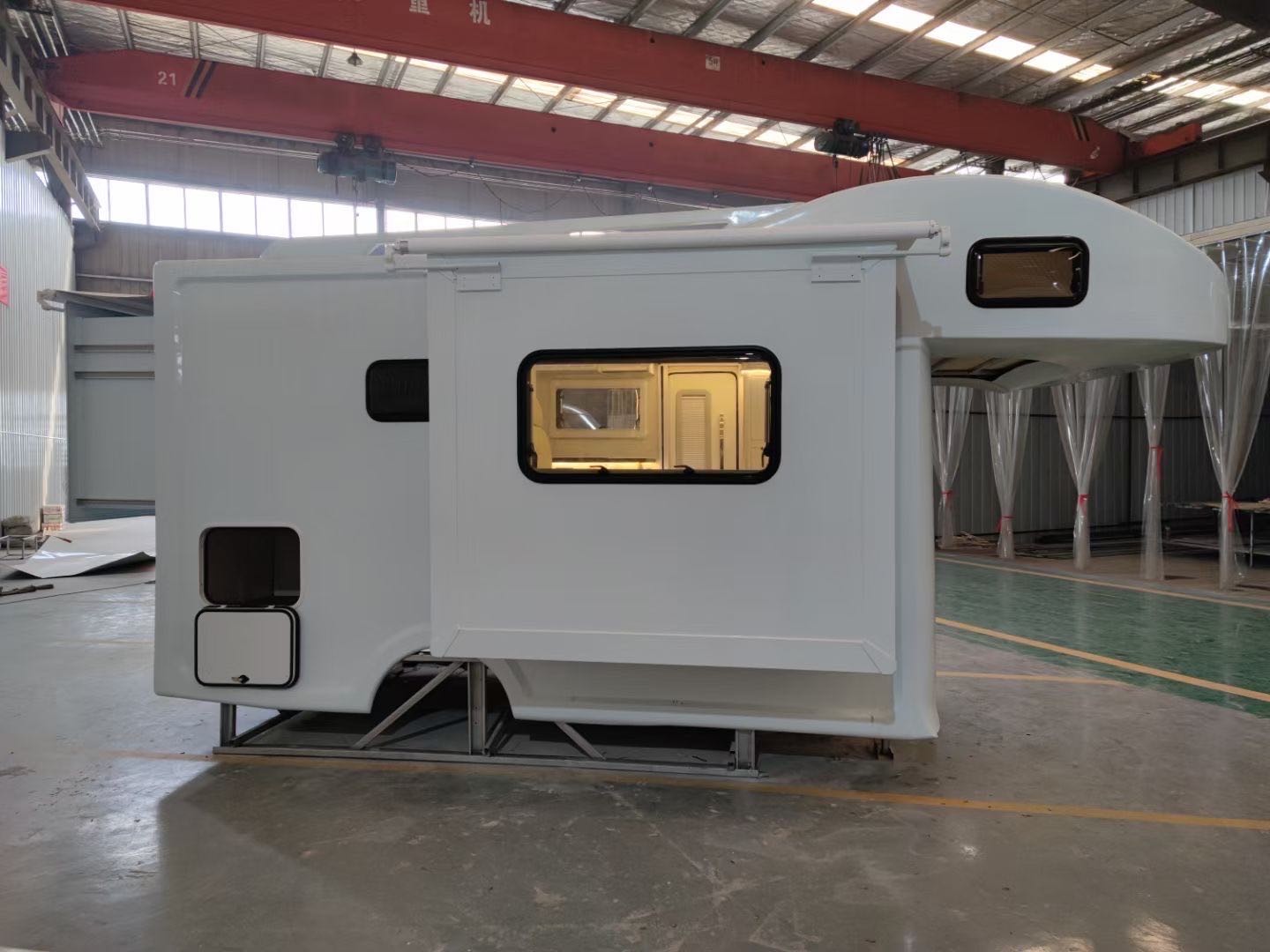 Fiberglass Box RV Caravan Van Decorated Shell 220V Outdoor Home