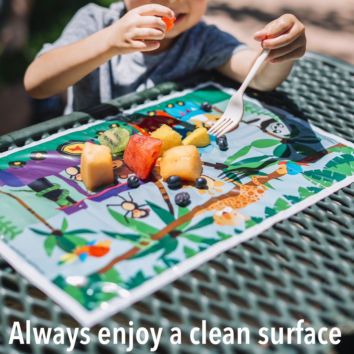 Adhesive Disposable Table Placemats For Baby / Infant / Toddler