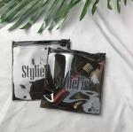 Reuse Eco Friendly Jewelry Zipper Bag Pvc Frosted Blend Color Translucent