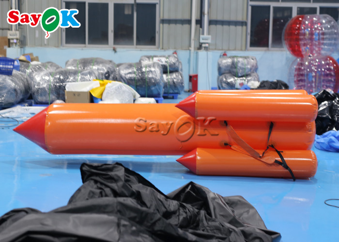 Giant Inflatable 5m Event Promotional Inflatable Sports Games Blow Up Rocket Game