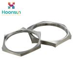 Metallic Color Cable Gland Accessories EMC Locknut With Electrical Fittings