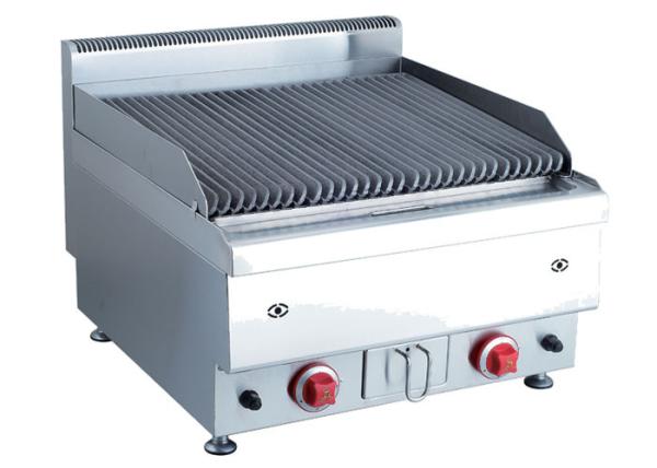 380V / 220V Stainless Steel Gas BBQ Lava Rock Electric Grill Table Top For