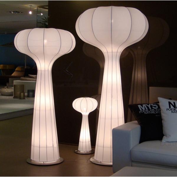 Simple modern creative mushroom nordic lamp living room hotel lobby villa silk