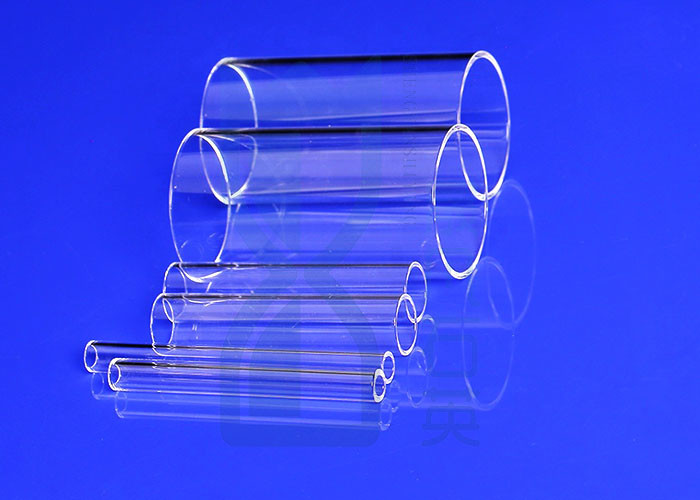 High Temperature Clear Fused Quartz Glass Tube With All Dimension