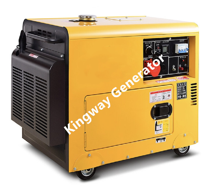10KW Silent Small Mobile Natural Gas Generator Set Emergency Power