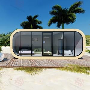 Wholesale 20Ft 30Ft 40Ft Steel Double Tempered Glass Mobile Apple Cabin In Prefab House for House from china suppliers