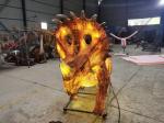 Waterproof Realistic Animatronic Dinosaur Glowing Lantern Dinosaur Sinoceratops