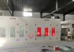 Preparation Room For Luxury Car Infrared Light Heating Car Repair Line Prep