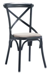 Wholesale New Coming Cross Back Metal Chair from china suppliers