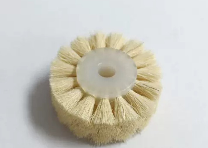White Offset Brush Wheel Size 40x8x15mm Apply to Printing Press Brush Wheel, in the Press Wheel, Offset Press Ac