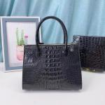Genuine Alligator Skin Women Small Totes Tag Purse Shoulder Bag Authentic Real