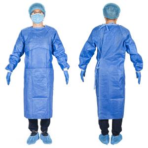 Wholesale Breathable Blue Normal Surgical Isolation Aprons from china suppliers